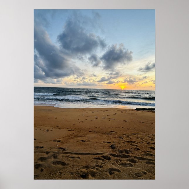 Affiche Créez votre propre photo Simple moderne riz solair (Devant)