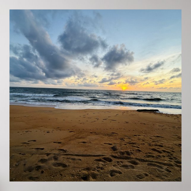 Affiche Créez votre propre photo Simple moderne riz solair (Devant)