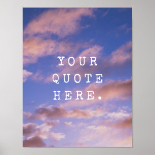 Affiche Créez votre propre Sunset de devis personnalisé