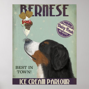 Affiche Crème de glace bernoise
