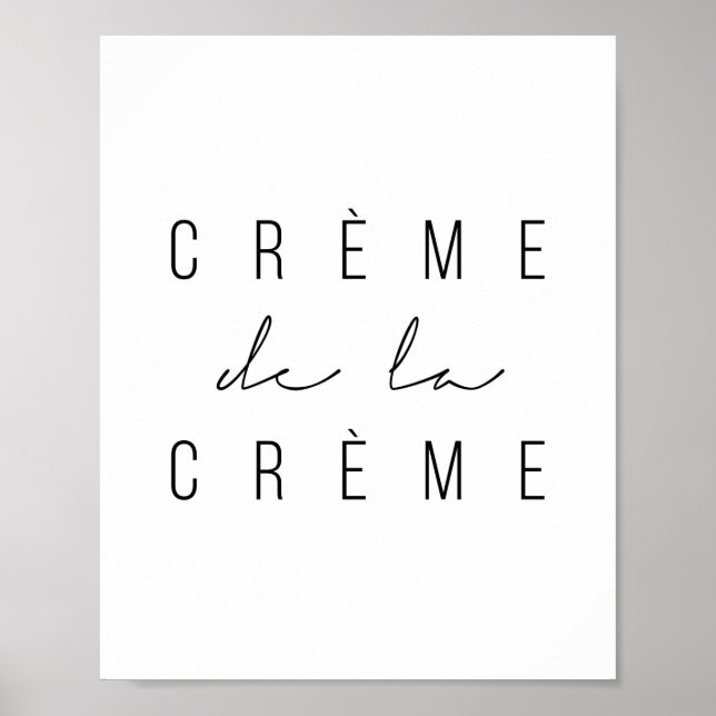 Affiche Creme de la Creme (Devant)
