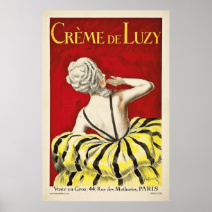 Affiche Crème De Luzy Leonetto Cappiello