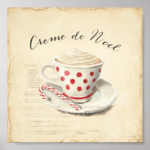 Affiche Creme de Noel