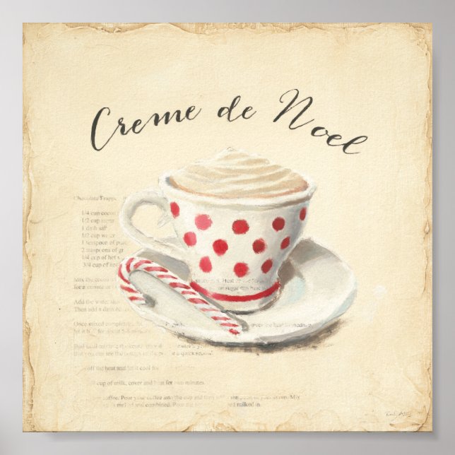 Affiche Creme de Noel (Devant)