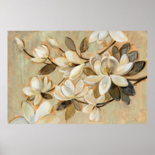 Affiche Crème de simplicité de magnolia