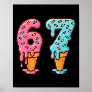 Affiche Crème glacée Bysebyll Drip 67 Bysebyll Style de vi