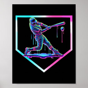 Affiche Crème glacée Bysebyll Drip Bysebyll Home Plate Gar