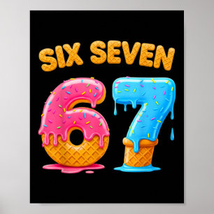 Affiche Crème Glacée Six Sept Drip Génération Alpha Argot