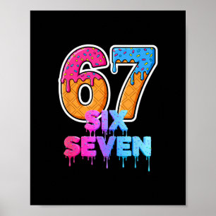 Affiche Crème Glacée Six Sept Drip Génération Alpha Argot