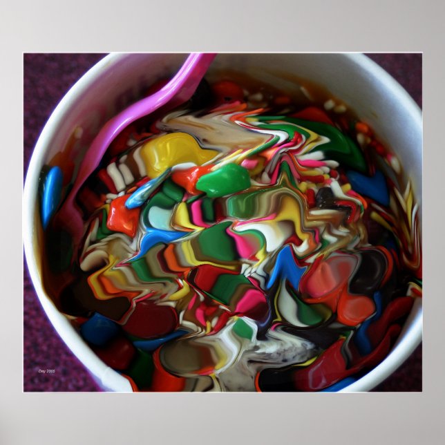 Affiche Crème glacée Sundae (Devant)