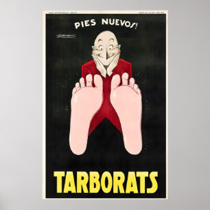 Affiche Crème pour les pieds Tarborats New Feet Mauzan Vin