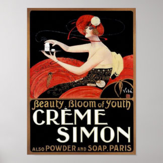Affiche Creme Simon Soaps