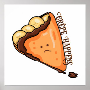 Affiche Crêpe se nourrit