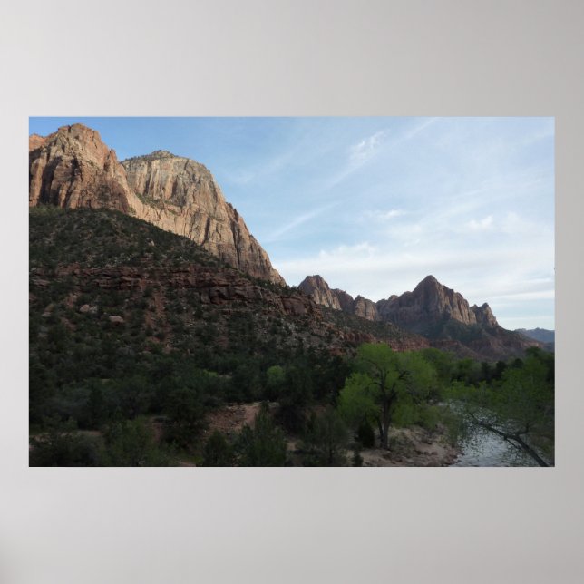 Affiche Crépuscule à Canyon Junction dans le parc national (Devant)