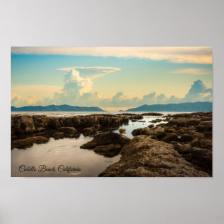 Affiche Crépuscule aux bassins de marée à Cabrillo Beach