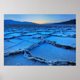 Affiche crépuscule, Death Valley, la Californie