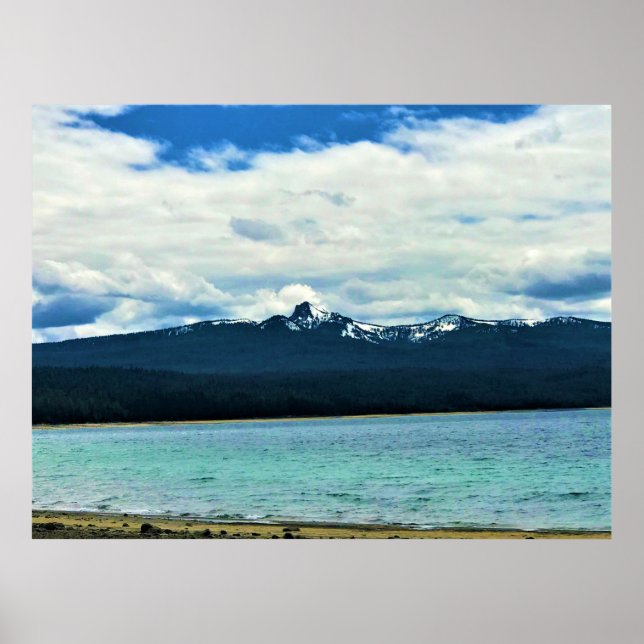 Affiche Crescent Lake, Oregon (Devant)