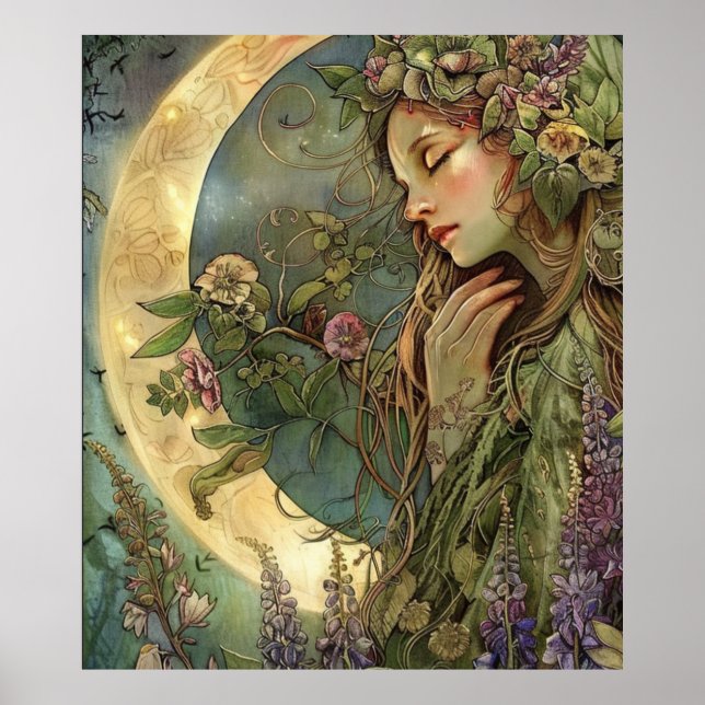Affiche Crescent Moon Ostara (Devant)