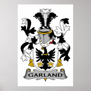 Affiche Crest de la famille Garland