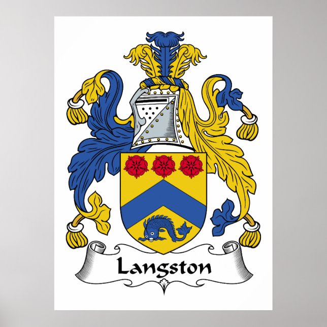 Affiche Crest de la famille Langston (Devant)