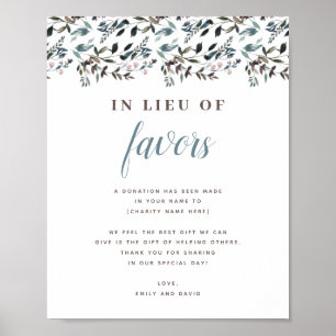 Affiche Crest jardin   Bleu Bleu Bleu Bleu Mariage Dons Ch