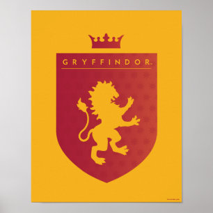 Affiche Crête à couronne rouge GRYFFINDOR™