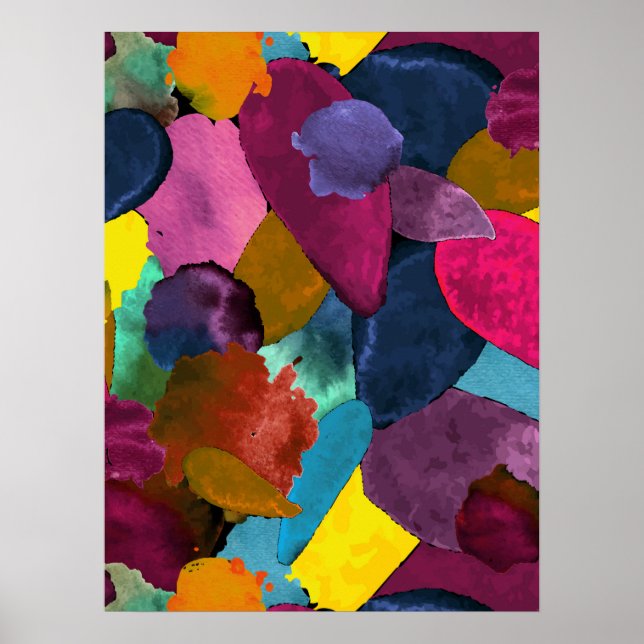 Affiche Crête de couleur 3 (Devant)