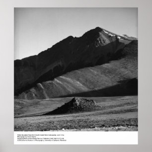 Affiche Crête de montagne blanche, juin 1964 par Ansel
