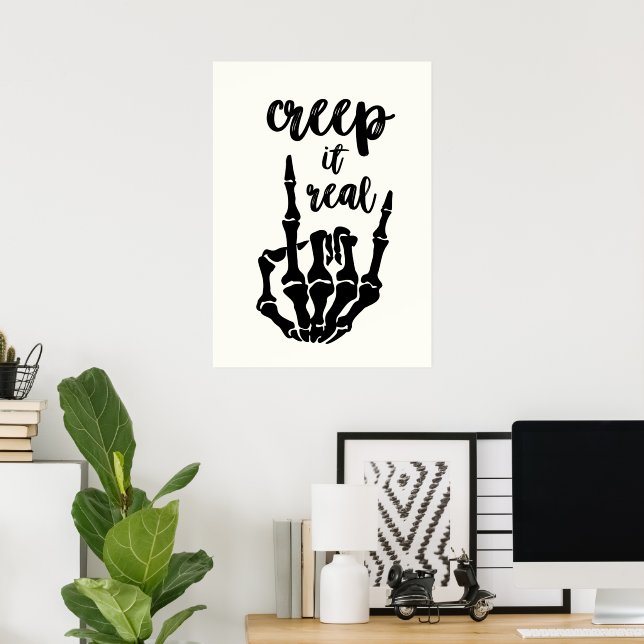 Affiche Creuse-le vraiment (Bureau à domicile)