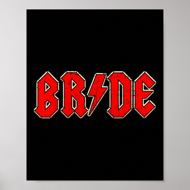 Affiche Crew Rock Roll Gothique Halloween Party Cadeau pou (Devant)