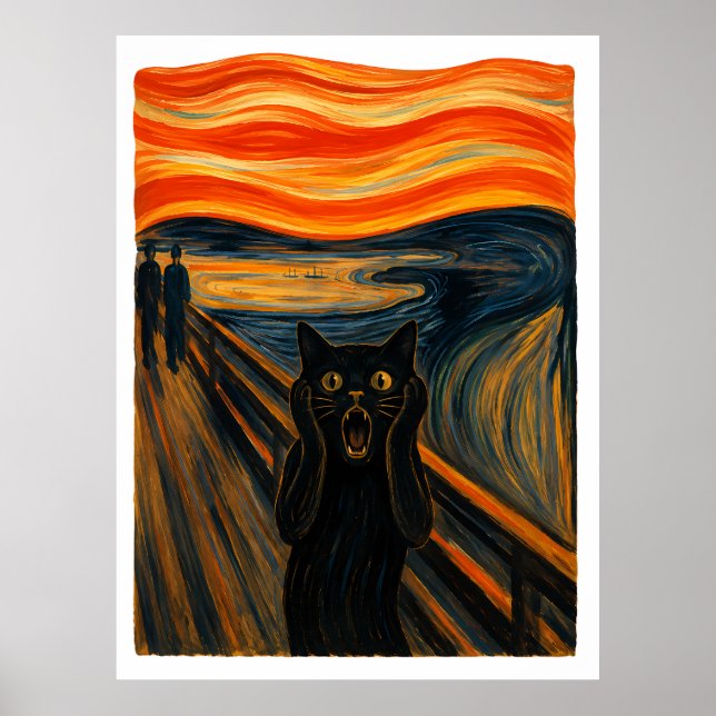 Affiche Cri de chat (Devant)