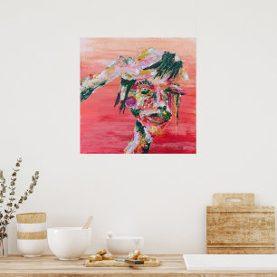 Affiche cri oculaire de brûlure