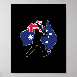 Affiche Cricket australien 