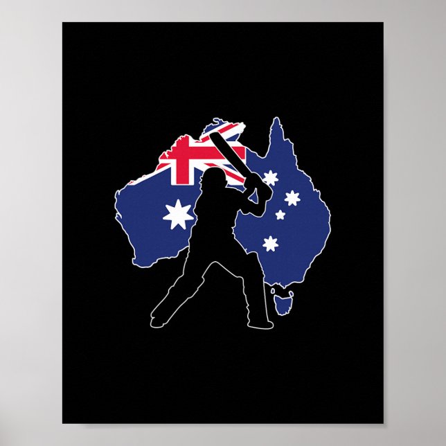 Affiche Cricket australien  (Devant)