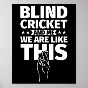 Affiche Cricket aveugle An Me