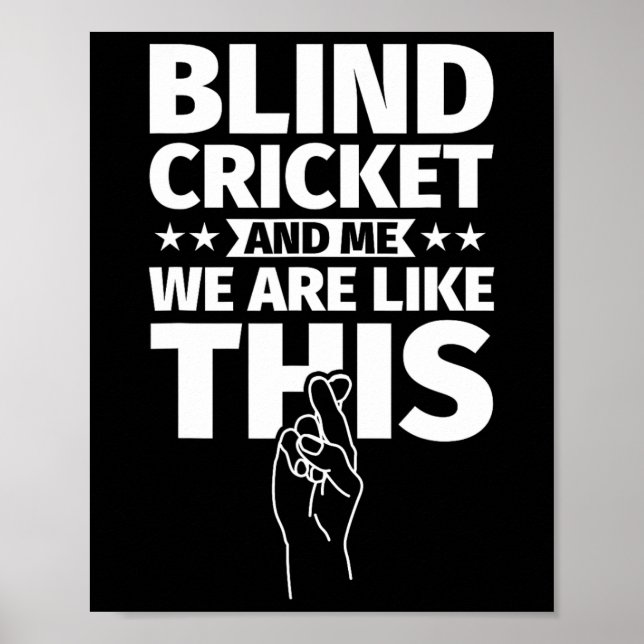 Affiche Cricket aveugle An Me  (Devant)