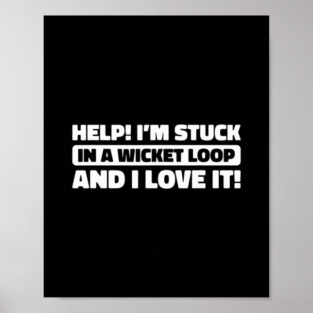 Affiche Cricket Cricket - Arbitre Lanceur Tsman Joueur de  (Devant)