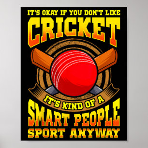 Affiche Cricket est un championnat du monde de sport pour