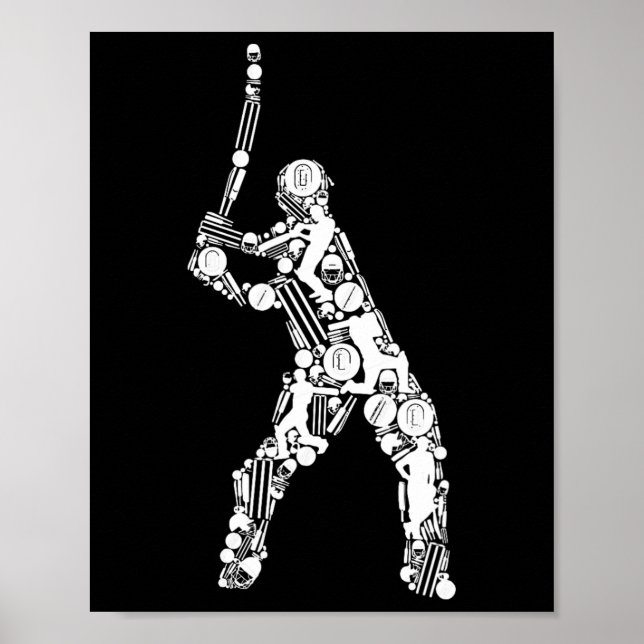 Affiche Cricket Men Cricket Player 1  (Devant)