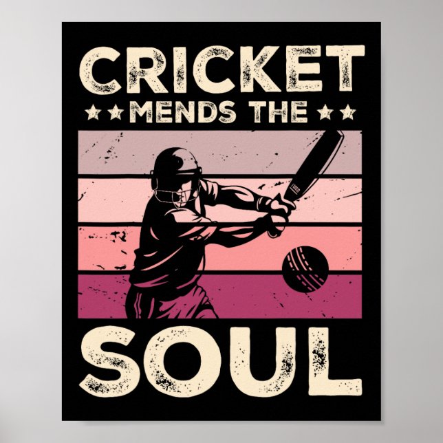 Affiche Cricket Mends The Soul  (Devant)