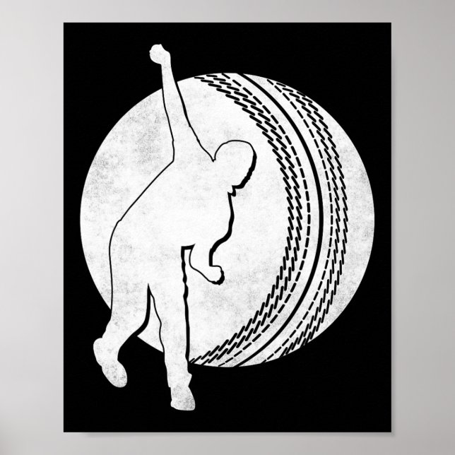 Affiche Cricket Player 12  (Devant)