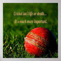 Cricket Red Ball drôle Motivation