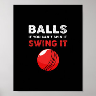 Affiche Cricket si vous ne pouvez pas le faire tourner, ba