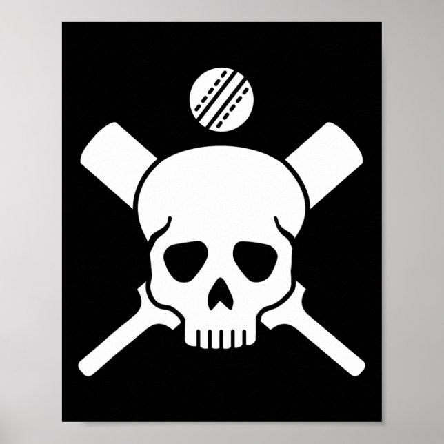 Affiche Cricket Skull  (Devant)