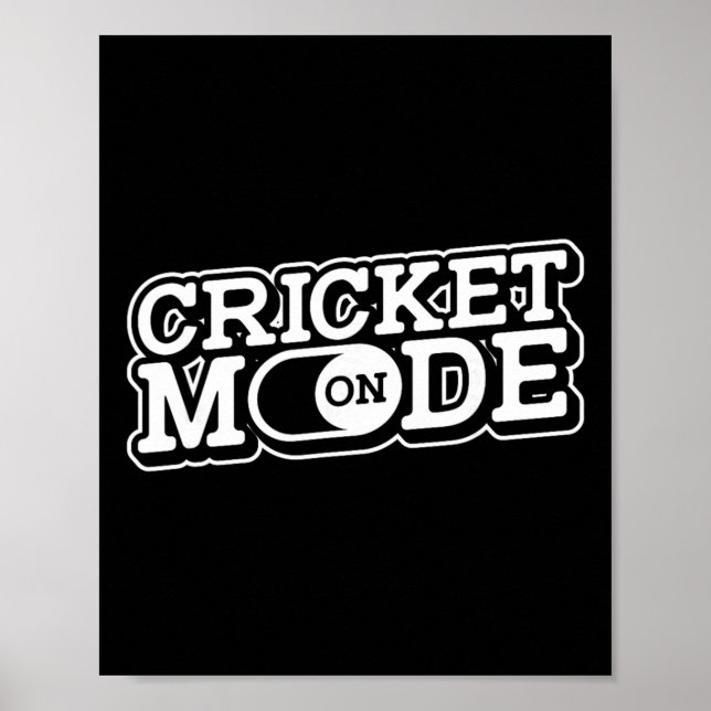 Affiche Cricket Sport Cricket T - Cricket Player  (Devant)