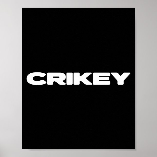 Affiche Crikey Australian Phrases Aussie Slang T  (Devant)