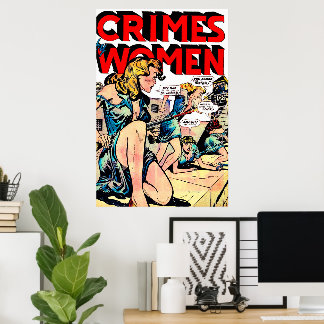Affiche Crimes de femmes Évasion de prison Bandes dessinée