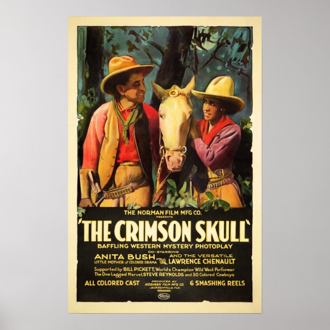 Affiche CRIMSON SKULL Richard Norman Vieux film classique (Devant)