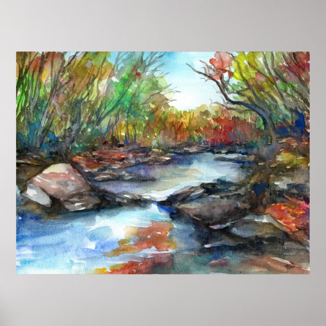 Affiche Crique d'automne (Devant)