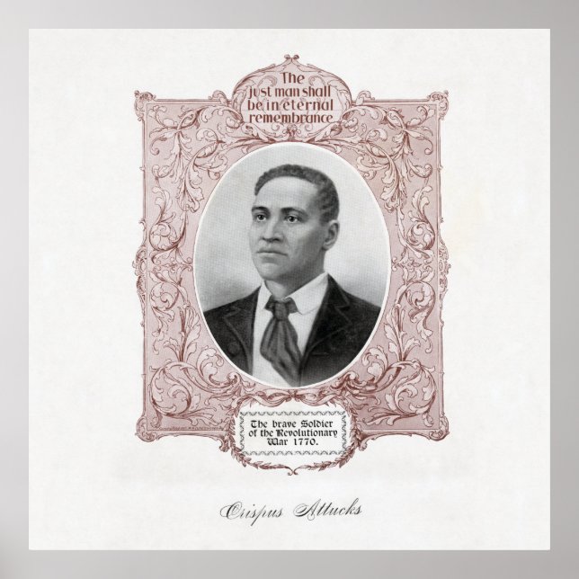 Affiche Crispus Attucks : Martyr de la révolution américai (Devant)